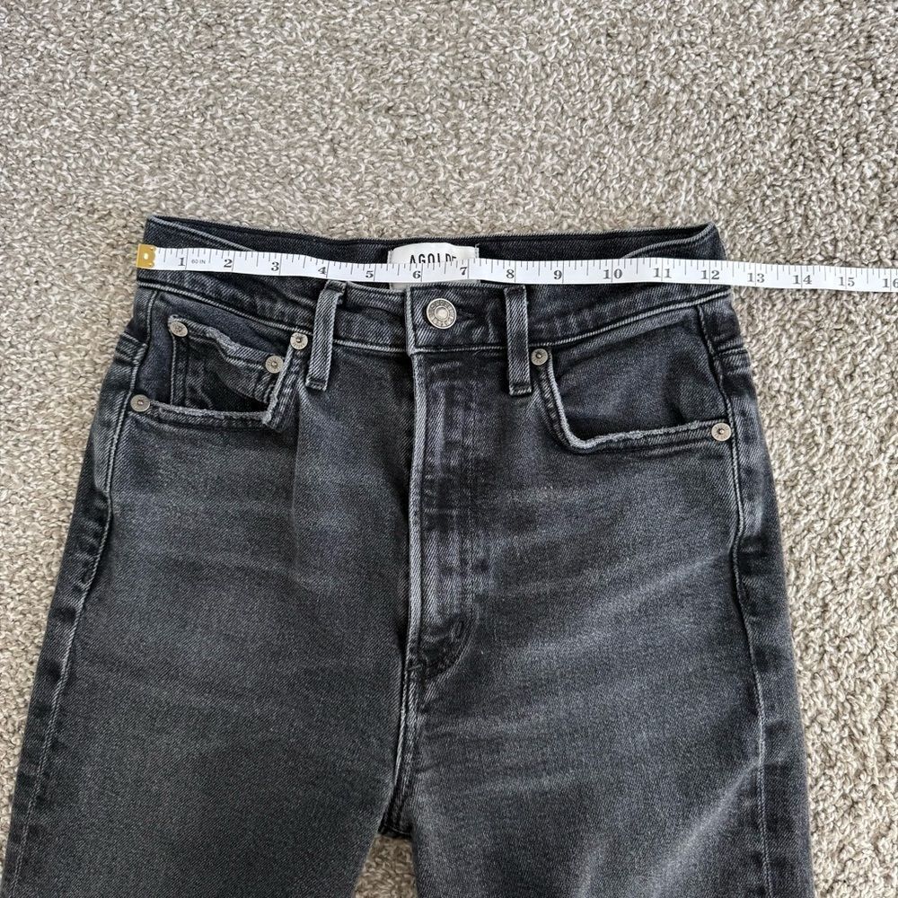 AGOLDE |  High Rise Black Jeans - Picture 7 of 10
